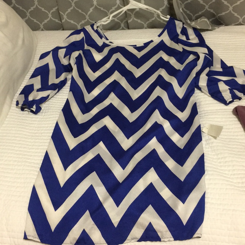 Blue dress